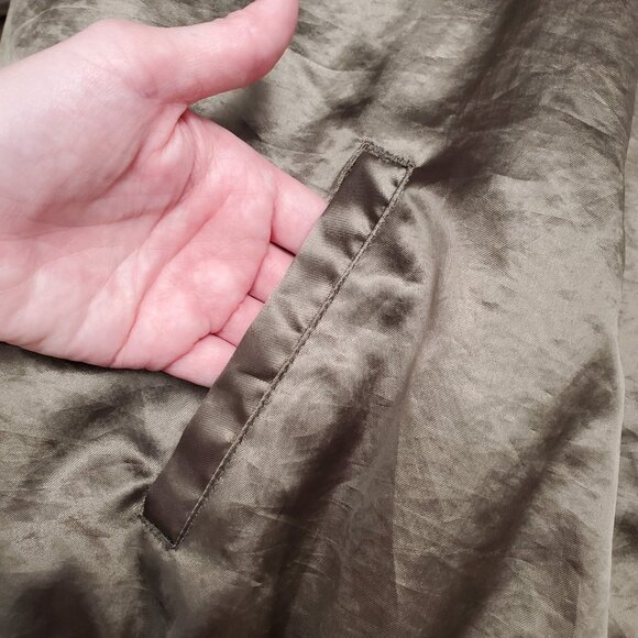 Vintage Satin Bomber Jacket Size 2XL Americas Finest USA Veteran VFW Color Guard - Picture 9 of 13